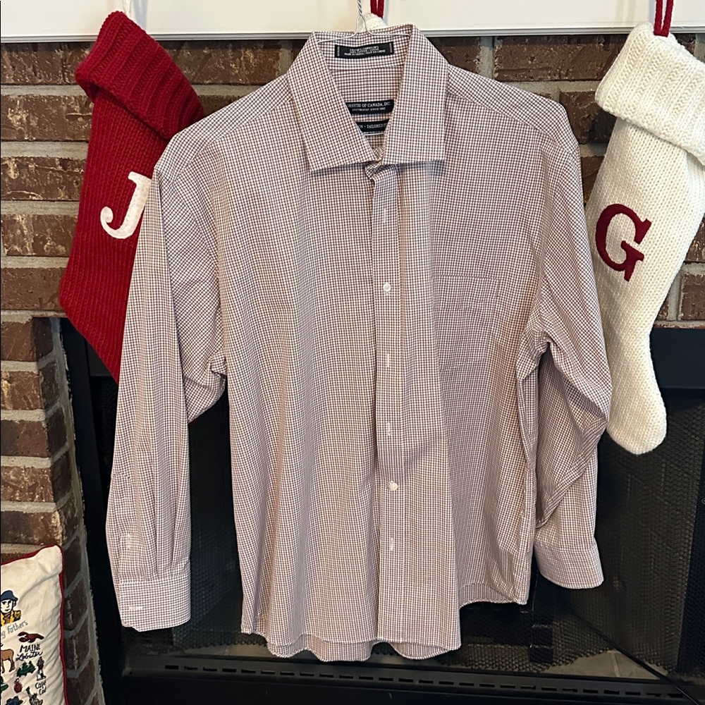 4 Mens Forsyth of Canada Non-Iron Tailored Fit Dress Shirts - Picture 15 of 17